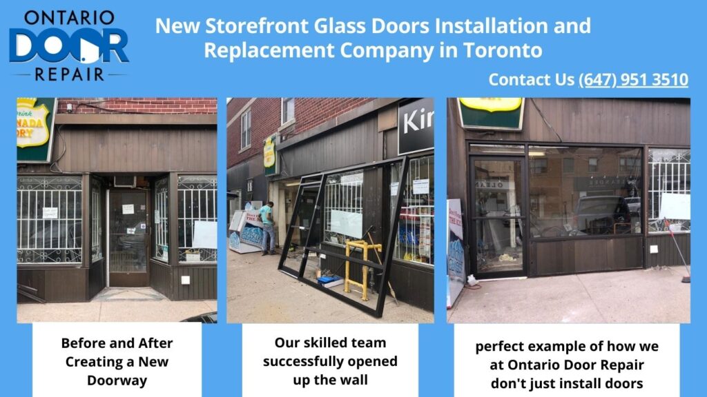 New Storefront Door Replacement Company in Toronto