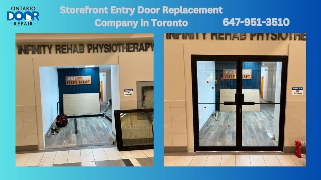 Storefront Entry Door Replacement Company in Toronto