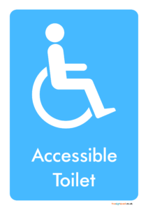 disabled toilet door installation
