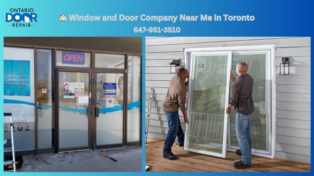Window and Door Company Near Me in Toronto
