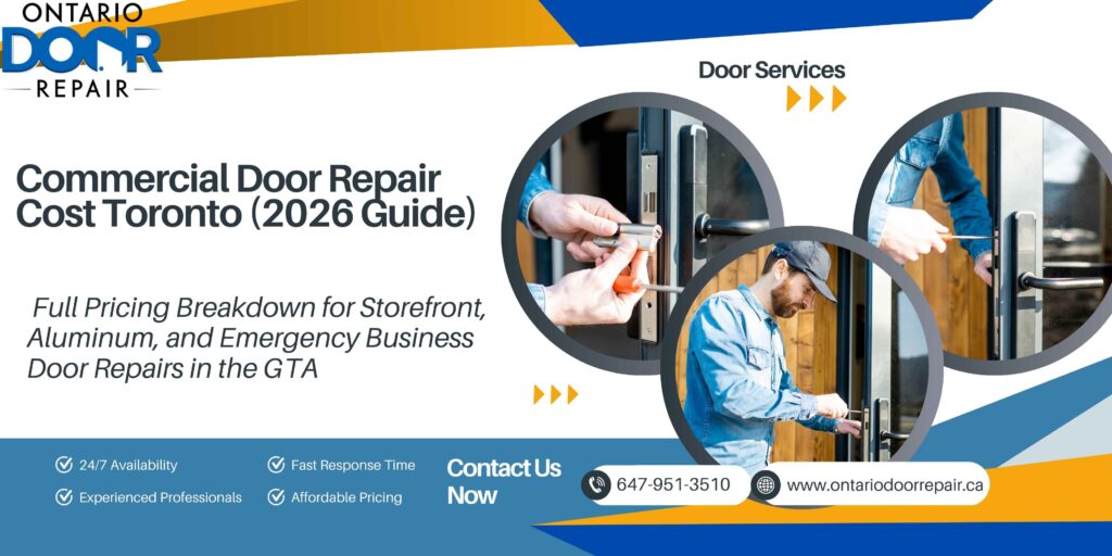 Commercial Door Repair Cost Toronto (2026 Guide)