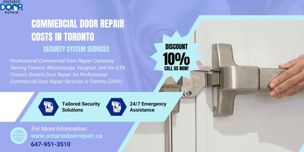 Commercial Door Repair Costs in Toronto