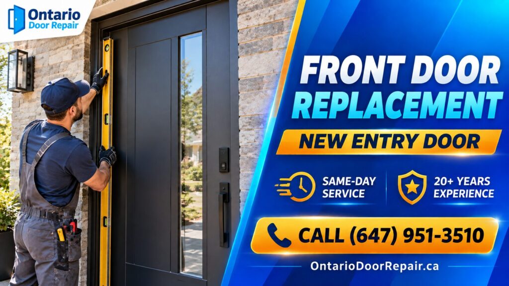 New door replacement and installation, Toronto