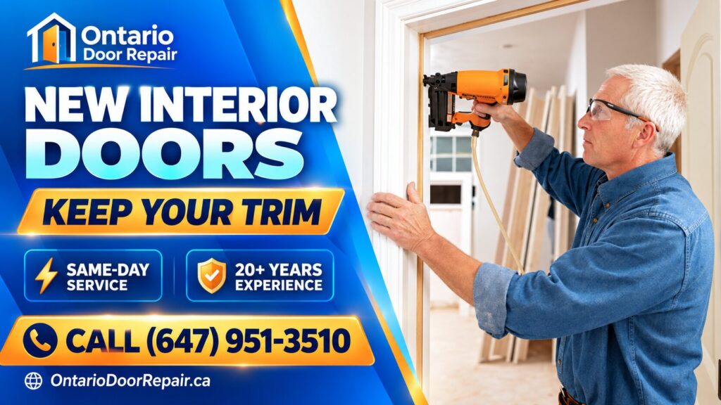 New Interior Doors New interior doors - replace the door slab and keep your trim