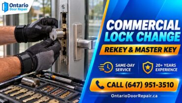 Commercial lock change in Toronto - rekey and master key systems