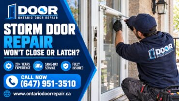 Storm door repair in Toronto - storm door won't close or latch