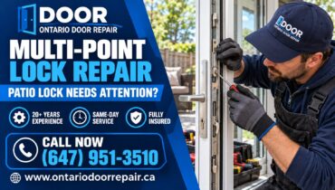 Multi-point lock repair in Toronto - patio and entry door lock needs attention